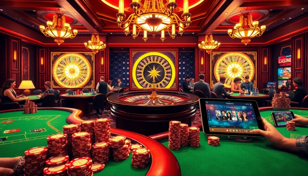 Experience the excitement of 789win.gg with luxurious casino tables, vibrant poker chips, and thrilling roulette action.