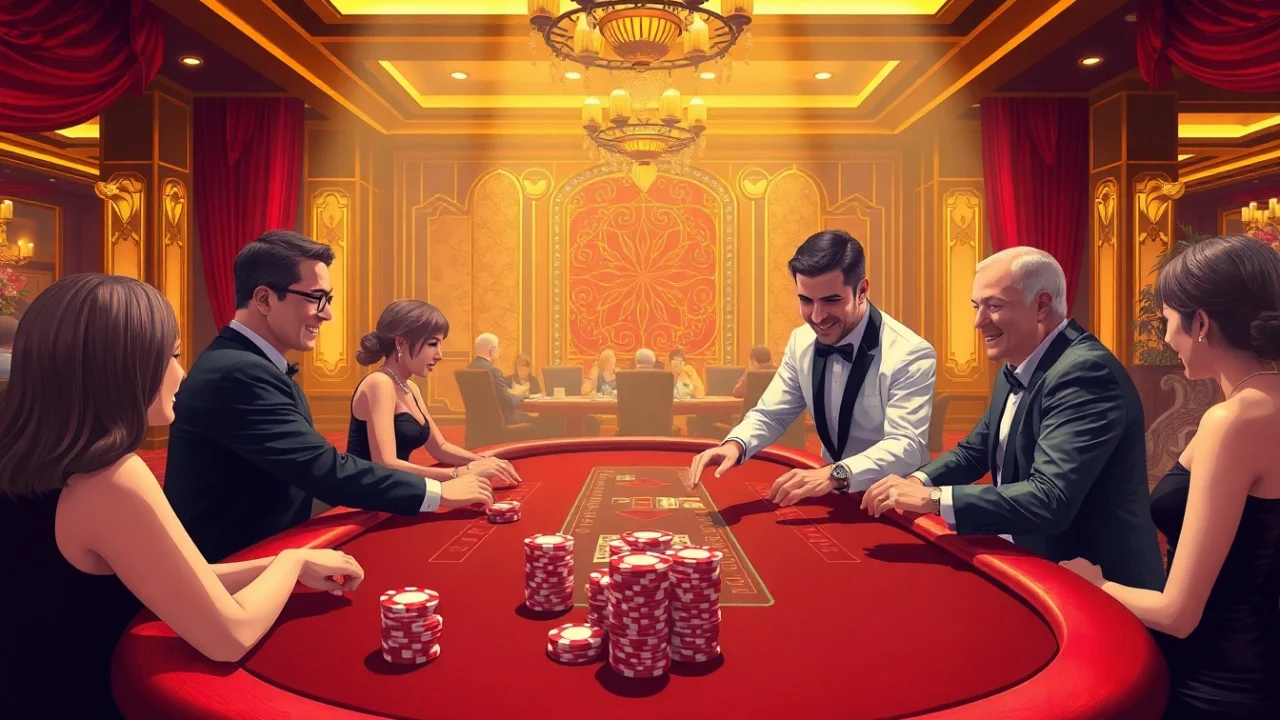 에볼루션 카지노에서 즐기는 바카라 게임의 흥미로운 순간을 포착한 이미지입니다.