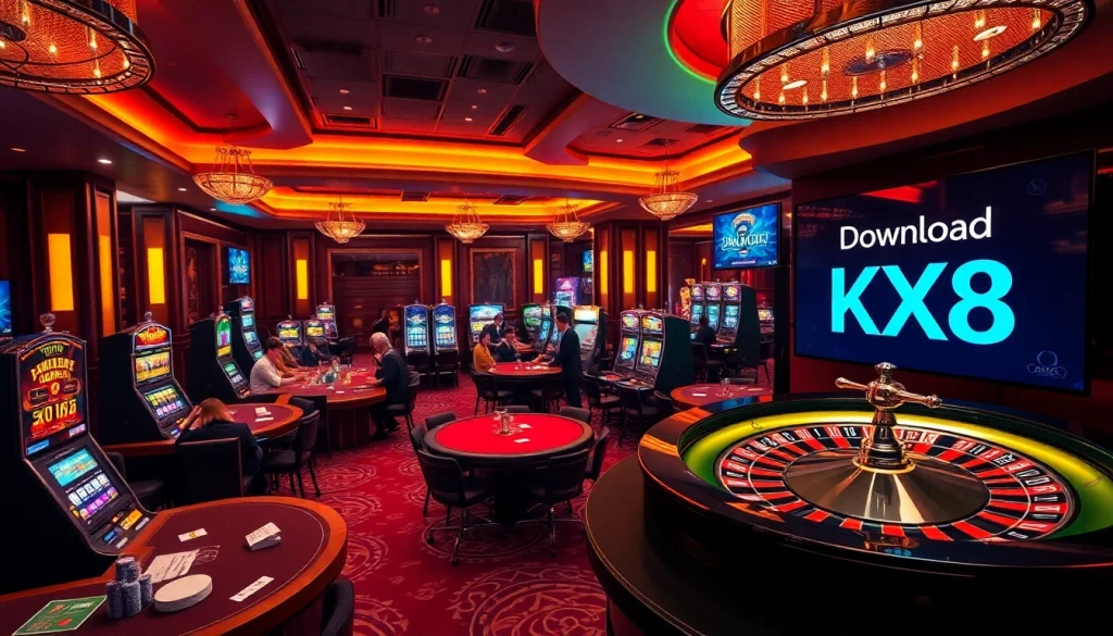 Engage in thrilling casino gaming with professionals and download KX8 for advanced betting strategies.