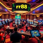 Experience thrilling gameplay at the RR88 link with vibrant casino tables and engaging slots.