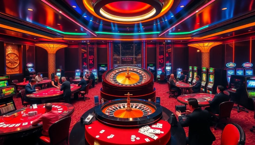 Experience the thrill of strategic gambling at KJC's vibrant casino gaming scene.