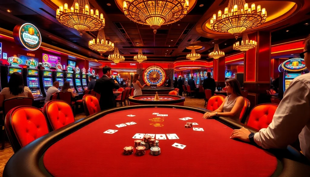 Experience the excitement of Hitclub at a luxurious casino poker table with gleaming chips and cards.