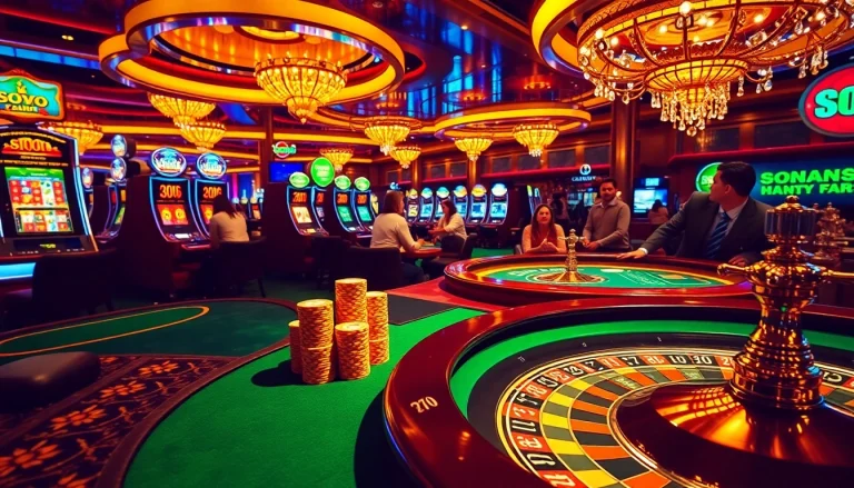 SODO offers thrilling gaming experiences with vibrant casino tables and exciting gameplay.