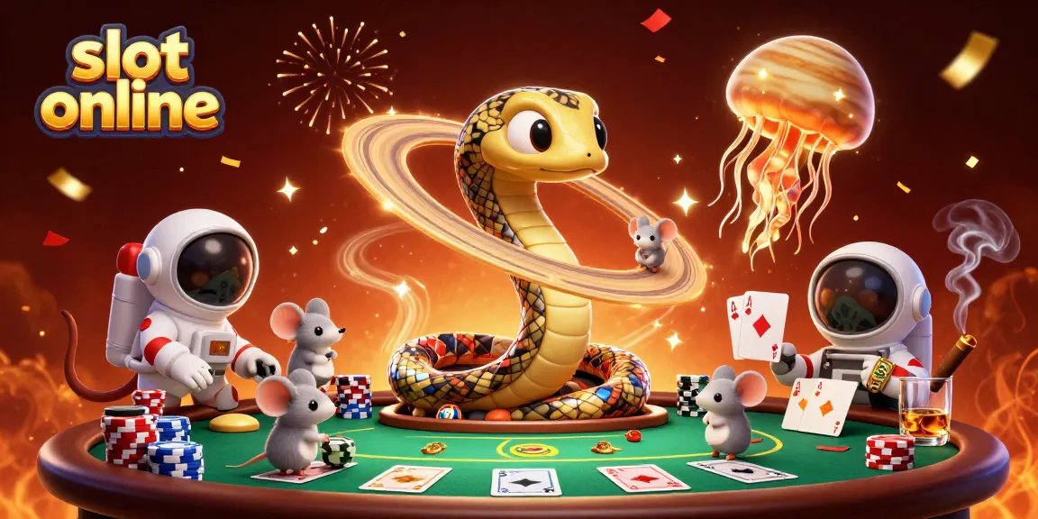 Permainan slot online yang menyenangkan dengan simbol keberuntungan dan suasana yang meriah.